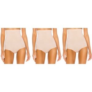 SPANX - SET OF X3 Everyday Shaping Panties in Soft Nude S/P NWOT